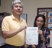Entrega del Certificado de Aprobación